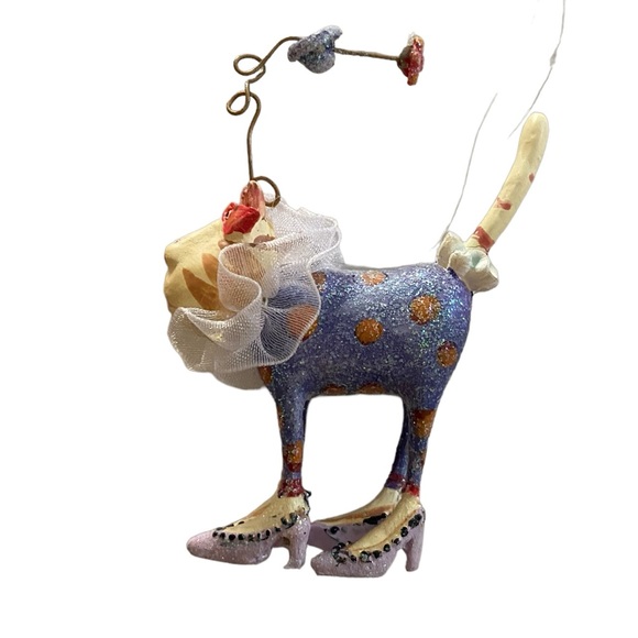 Department 56 Mini Spooky Pets Ornament Krinkles Halloween Cat Heels Decor D56 - Picture 1 of 11